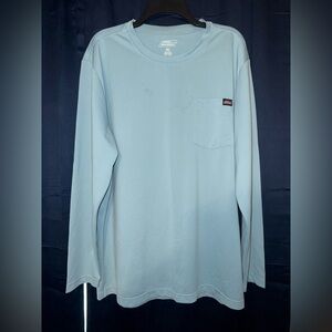 Dickies Men's Blue Long Sleeve Shirt